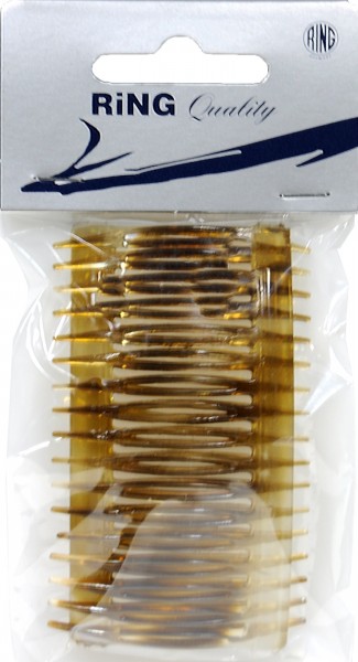 Havana Acetate Comb Pin, 8 cm, 2-count