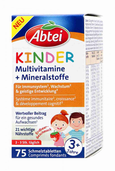Abtei Children’s Multivitamin Capsules, pack of 75