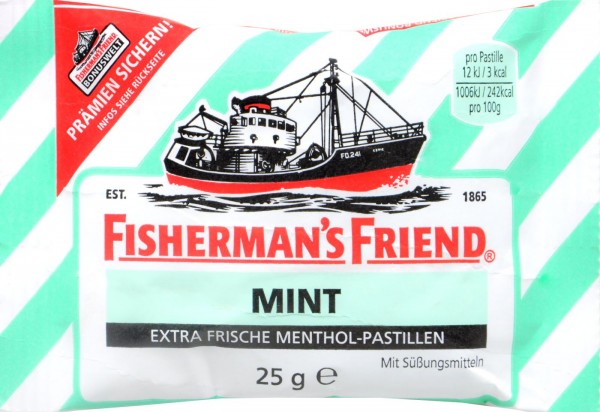 Fisherman's Friend Mint, sugar-free, 25 g