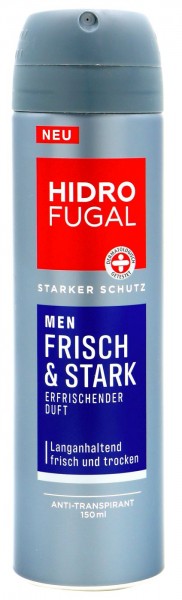 Hidrofugal Men's Fresh & Strong Spray, 150 ml