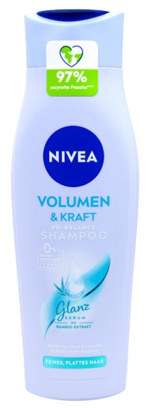 Nivea Volume Power and Shine Shampoo, 250 ml