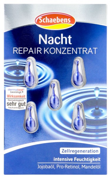 Schaebens Night Repair Concentrate, 5-count