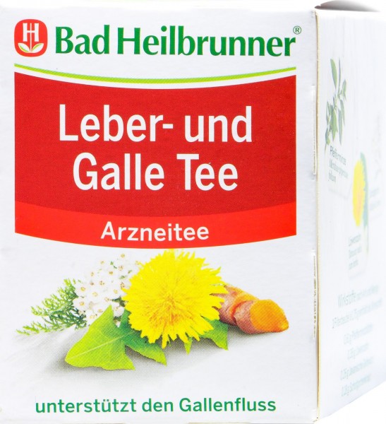 Bad Heilbrunn Liver and Bile Tea, 8 sachets
