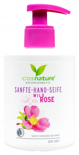Cosnature Hand Soap Wild Rose, 300 ml