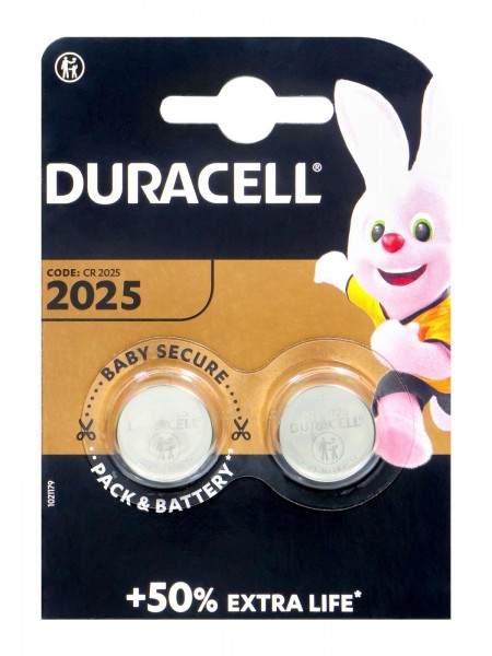 Duracell CR 2025 Twin Pack 3 V