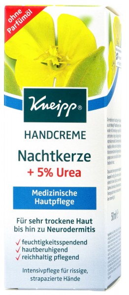 Kneipp Evening Primrose + 5% Urea Handcream, 50 ml