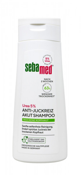 Sebamed Dry Skin Anti-Itch Acute Shampoo Urea 5%, 200 ml