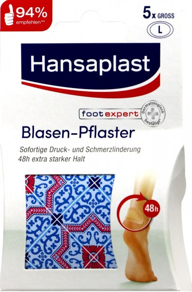 Hansaplast Blister Plaster, Large, 5-count