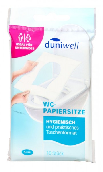 Duniwell toilet paper seats, 10-pack