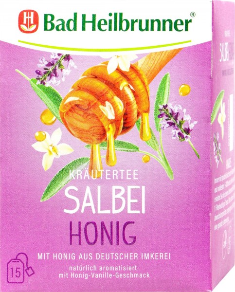 Bad Heilbrunner Sage Honey Tea, 15 sachets