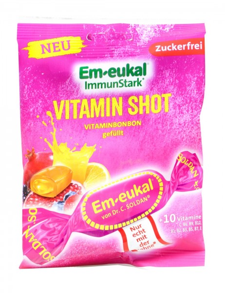 Em-Eukal Vitamin Shot Sugar Free, 75 g