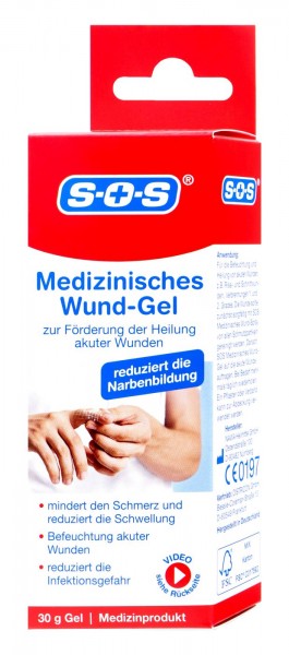 SOS Wound and Healing Gel, 30 ML