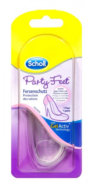 Scholl Partyfeet heel protectors, 2-pack