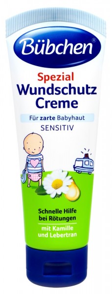 Bübchen Baby Specially Formulated Wound Cream, 75 ml