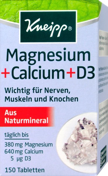 Kneipp Magnesium Calcium Tablets, 150-count