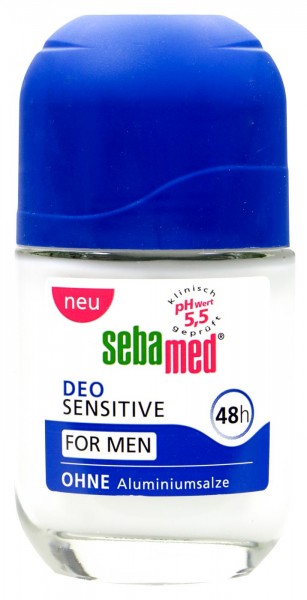 Sebamed Men Sensitive Deodorant Roll On, 50 ml