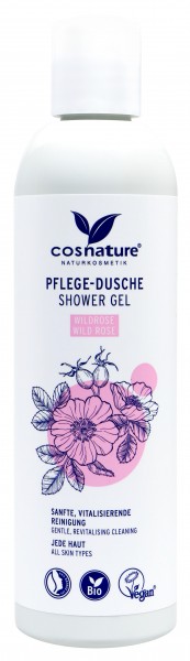 Cosnature Care Shower Wild Rose, 250 ml