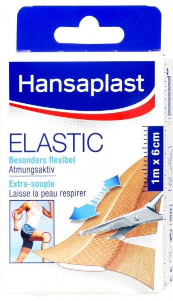 Hansaplast Elastic 1 m: 6 cm, 1--pack