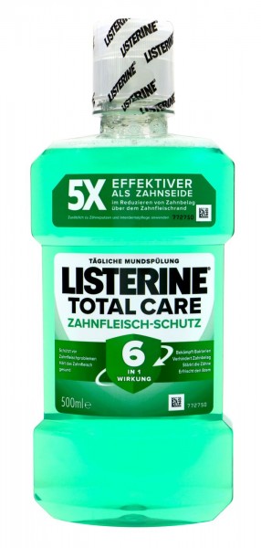 Listerine Mouthwash Total Care Gum Protection 6in1, 500 ml