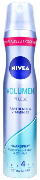 Nivea Volume Hairstyling Spray, 250 ml