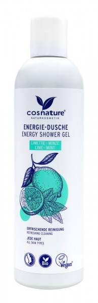 Cosnature Energy Shower Gel Lime and Mint, 250 ml