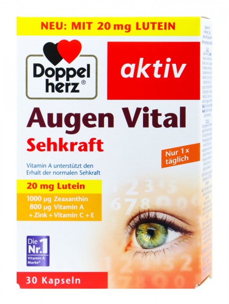 Doppelherz Eyes Vital Capsules,Vision, 30 Capsules