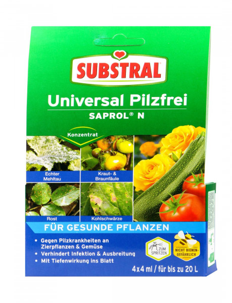 Substral Universal Fungus-Free Saprol N, 4 x 4 ml