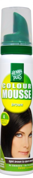 Hennaplus Colour Mousse, Brown, 75 ml