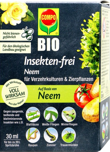 Compo Organic Neem Insect Repellent, 30 ml