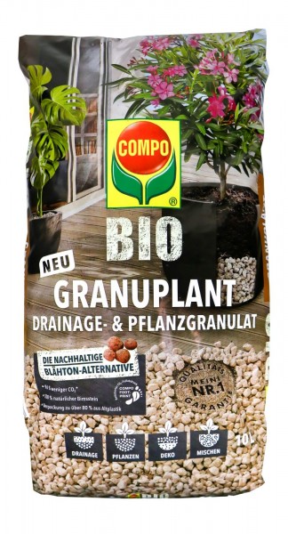 COMPO Bio Granuplant Drainage & Planting Granules, 10 l