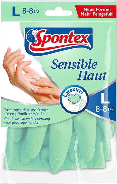 Spontex Glove Sensitive Skin, 8 - 8,5