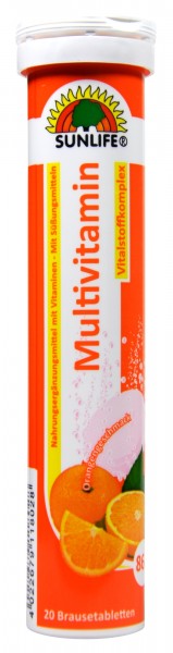 Sunlife Multivitamin Effervescent Tablets, 20-count