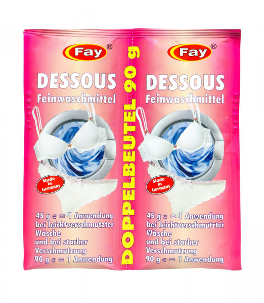 Fay Lingerie Detergent Double Bag, 90 g