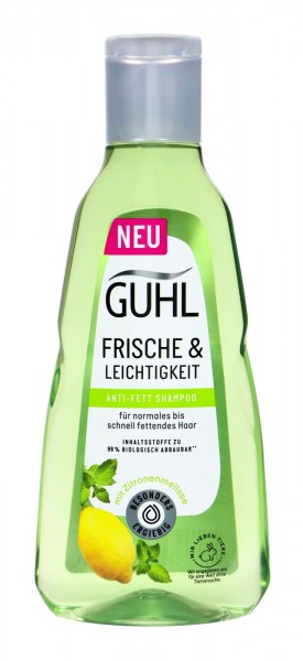 Guhl Fresh and Light Shampoo Anti-fat Yuzu citrus, 250 ml