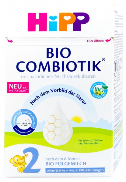 Hipp 2038 Organic Follow-on Milk 2 Combiotic Gluten Free, no starch, 600 g