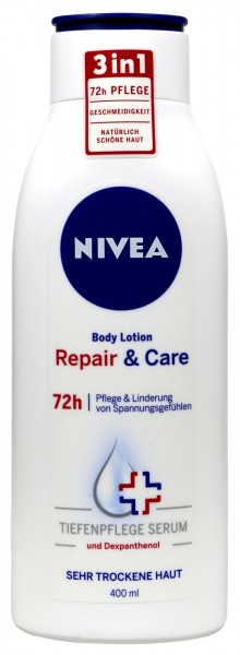Nivea Body Repair and Care Lotion, 400 ml