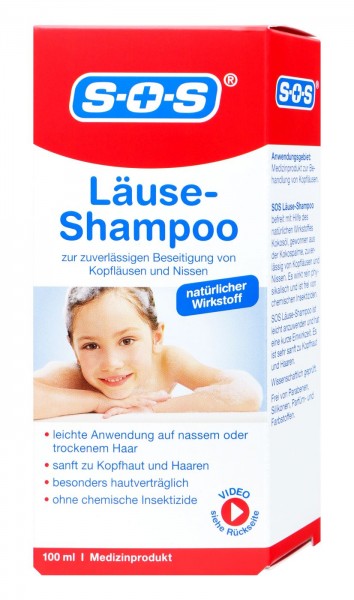 SOS Children Lice Shampoo, 100 ML