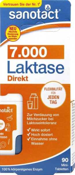 Sanotact Lactose 7.000 Mini-Tablets, 90 PK