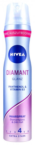 Nivea Hair Styling Spray Diamond Shine, 250 ml