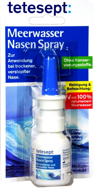 Tetesept Salt Water Nasal Spray, 20 ml