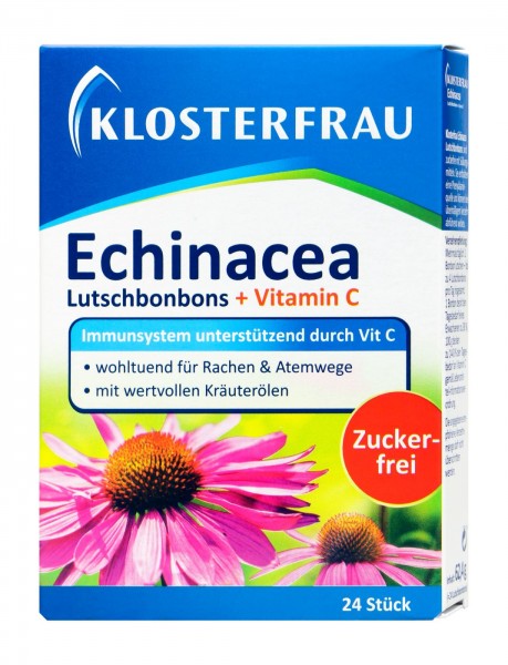 Klosterfrau Echinacea Lozenges, sugar-free, 24-count