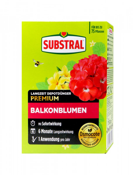 Substral Long-Term Fertiliser Depot Fertiliser Balcony Flowers, 750 g