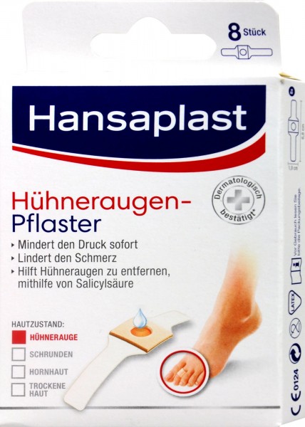 Hansaplast Corn Plasters, 8-pack