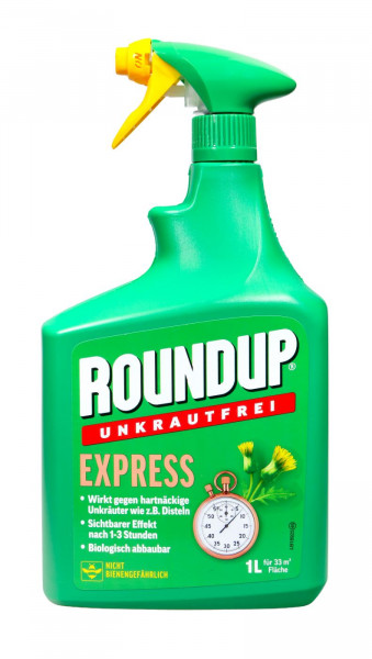 Roundup Weed-Free Express Spray Bottle, 1.0 litre