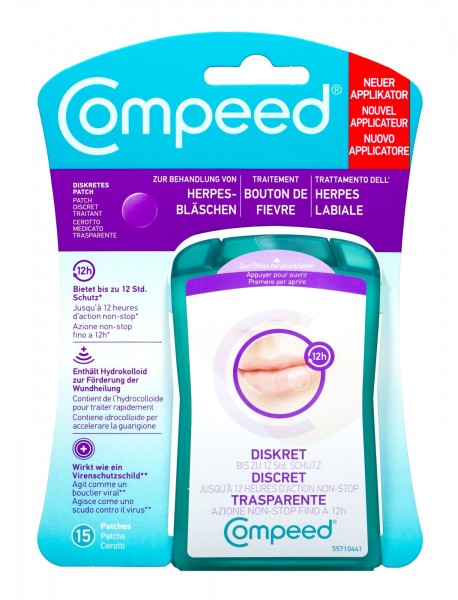 Compeed Herpes Blister Patch, 15-pack